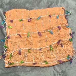 Colorful Fringe Scarf